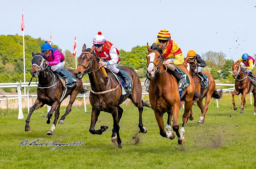 4fBAwRaI Bud och Jacob Johansen spurtar ner motståndet i Dansk 2000 Guineas