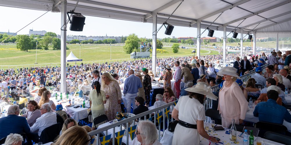 VIP-tält Nationaldagsgaloppen