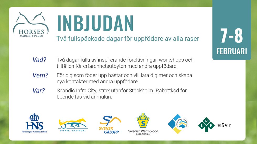 inbjudan uppfödarträff