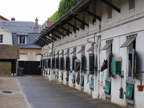 Nicolas Clement stall Chantilly