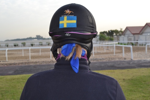 nina lensvik sverigeflagga hjälm