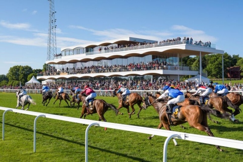 hästar galopp galoppfält bro park toppbild